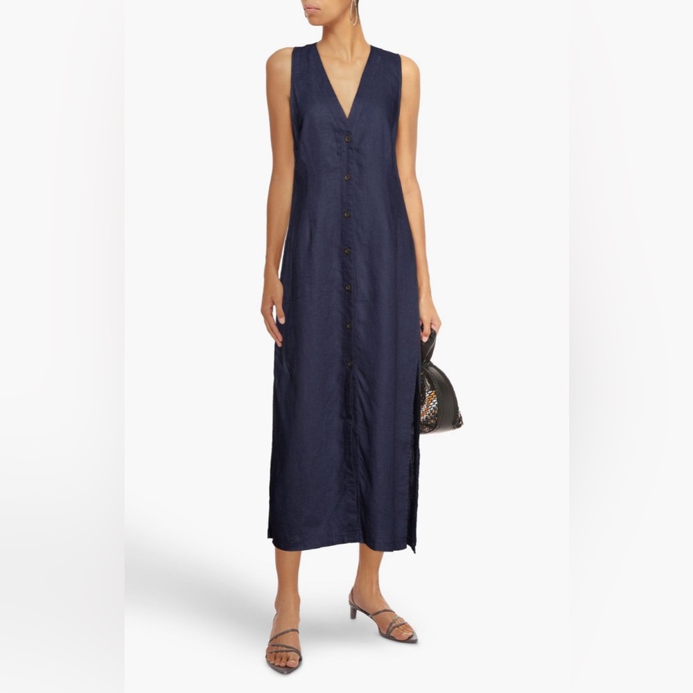 Onia Linen Midi Dress